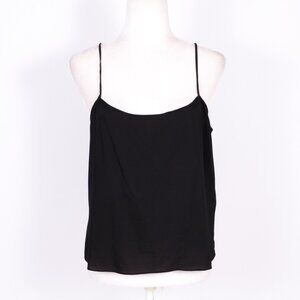 Diane Von Furstenberg Cropped black Camisole Tank top Ladies 2 Minimalist Core